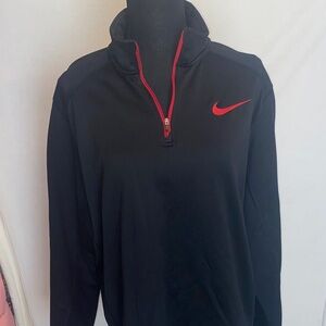 Nike Black Pullover with Red Accents